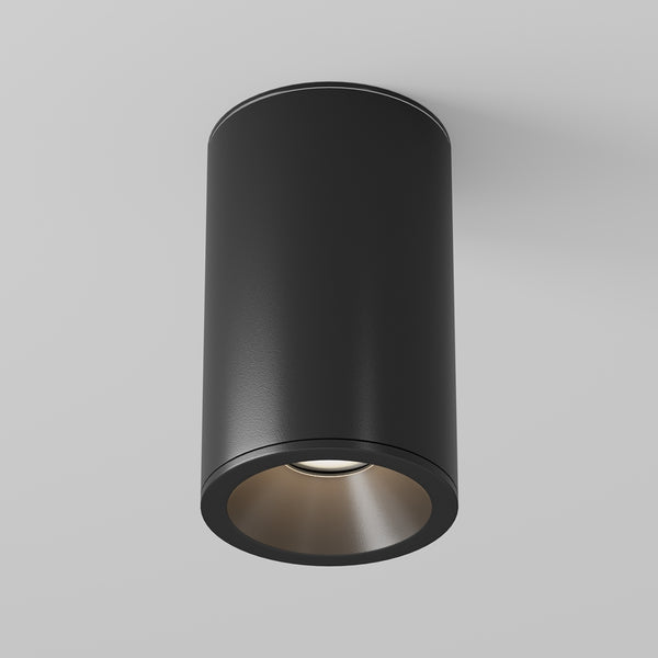 Black ceiling spotlight