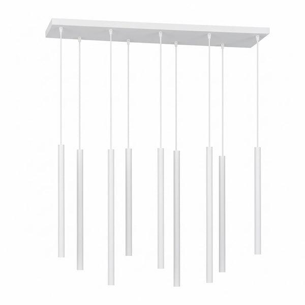 Selter 9-light white pendant light