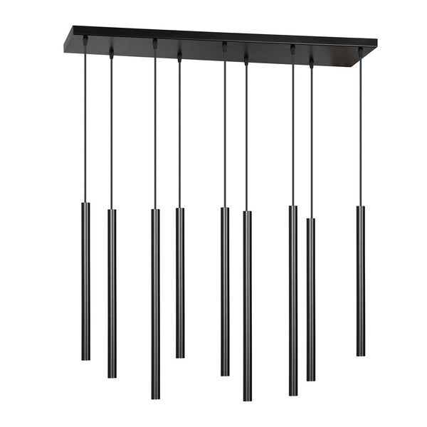 Selter 9-light black pendant light