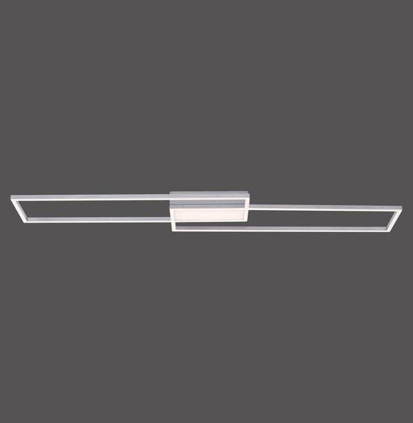 Plafonnier Asmin acier, H 109,5 cm