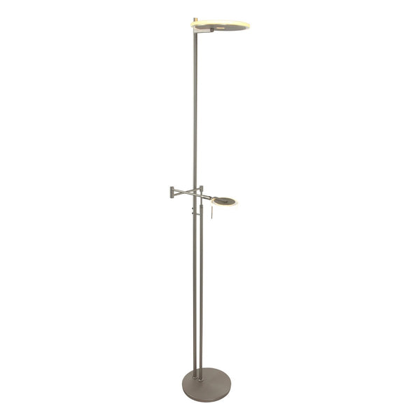 Turound silver floor lamp