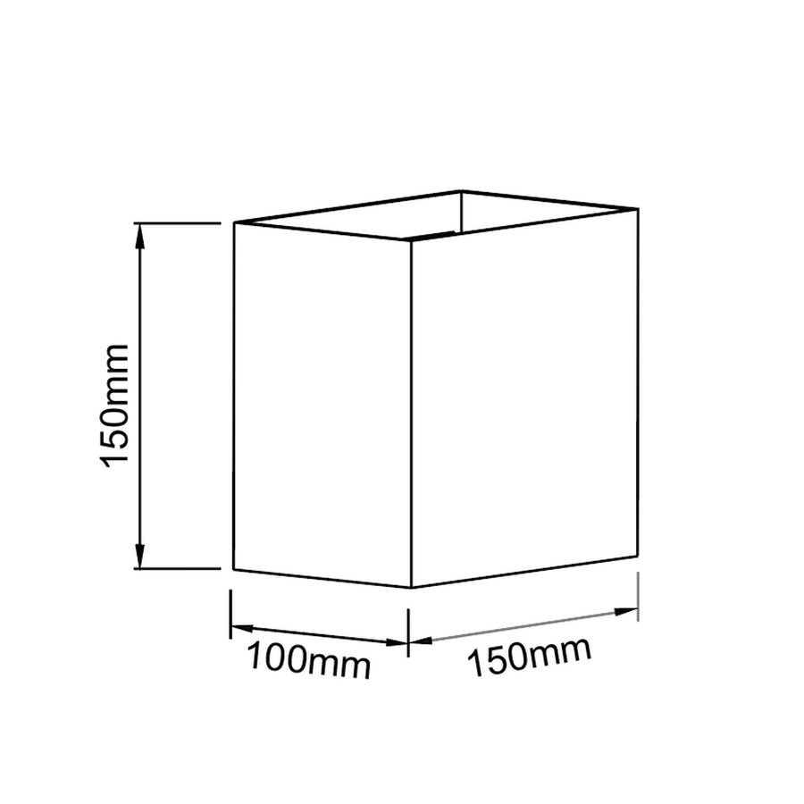 Applique extérieure LED Davos dorée, IP65, 3000 K