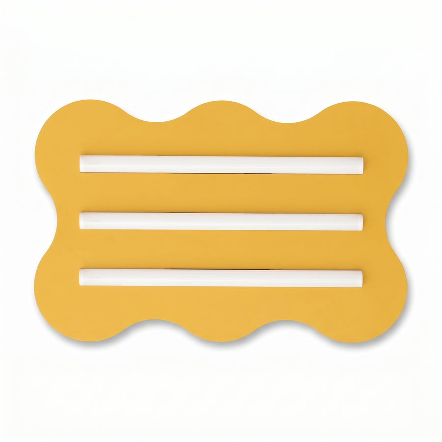 Plafonnier KLOVER brun Jaune