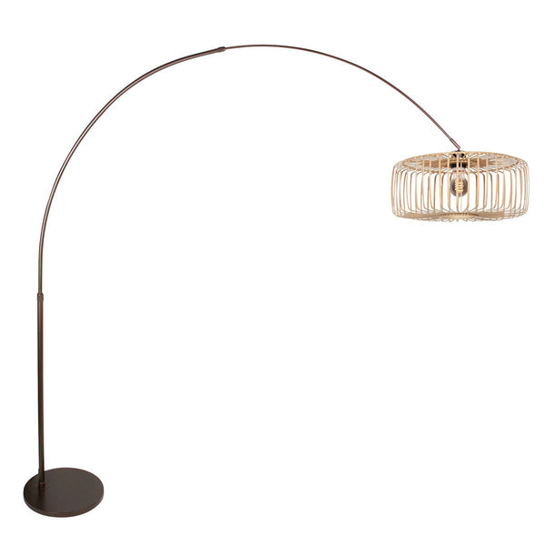 Breeza-Beache brown floor lamp