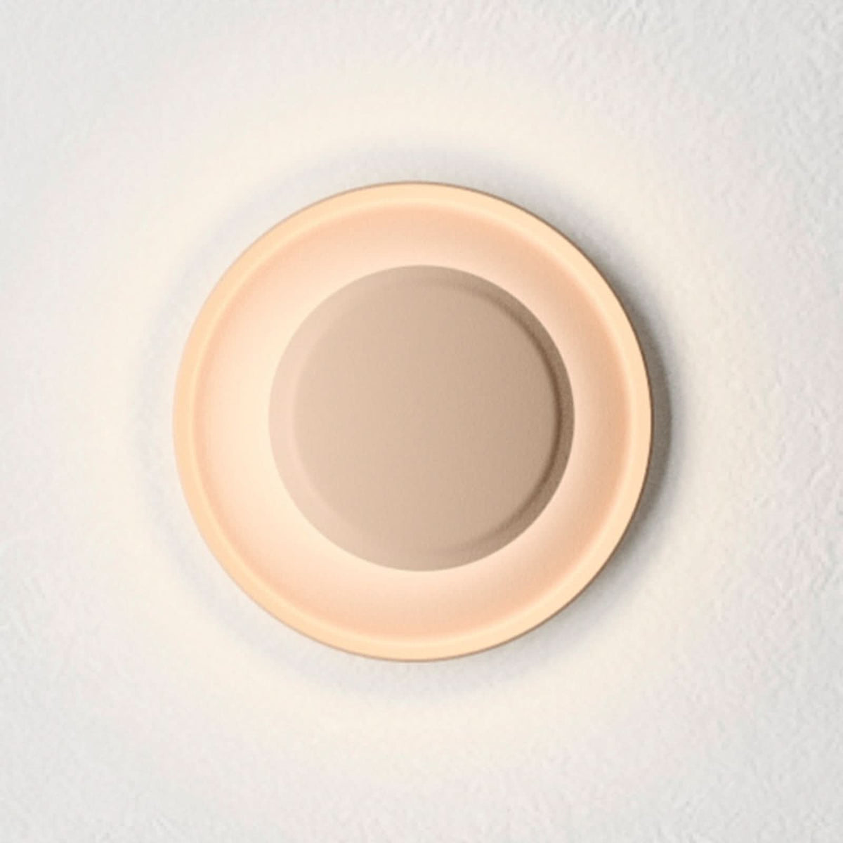 Applique murale LED Top en aluminium, rose, Ø 17 cm
