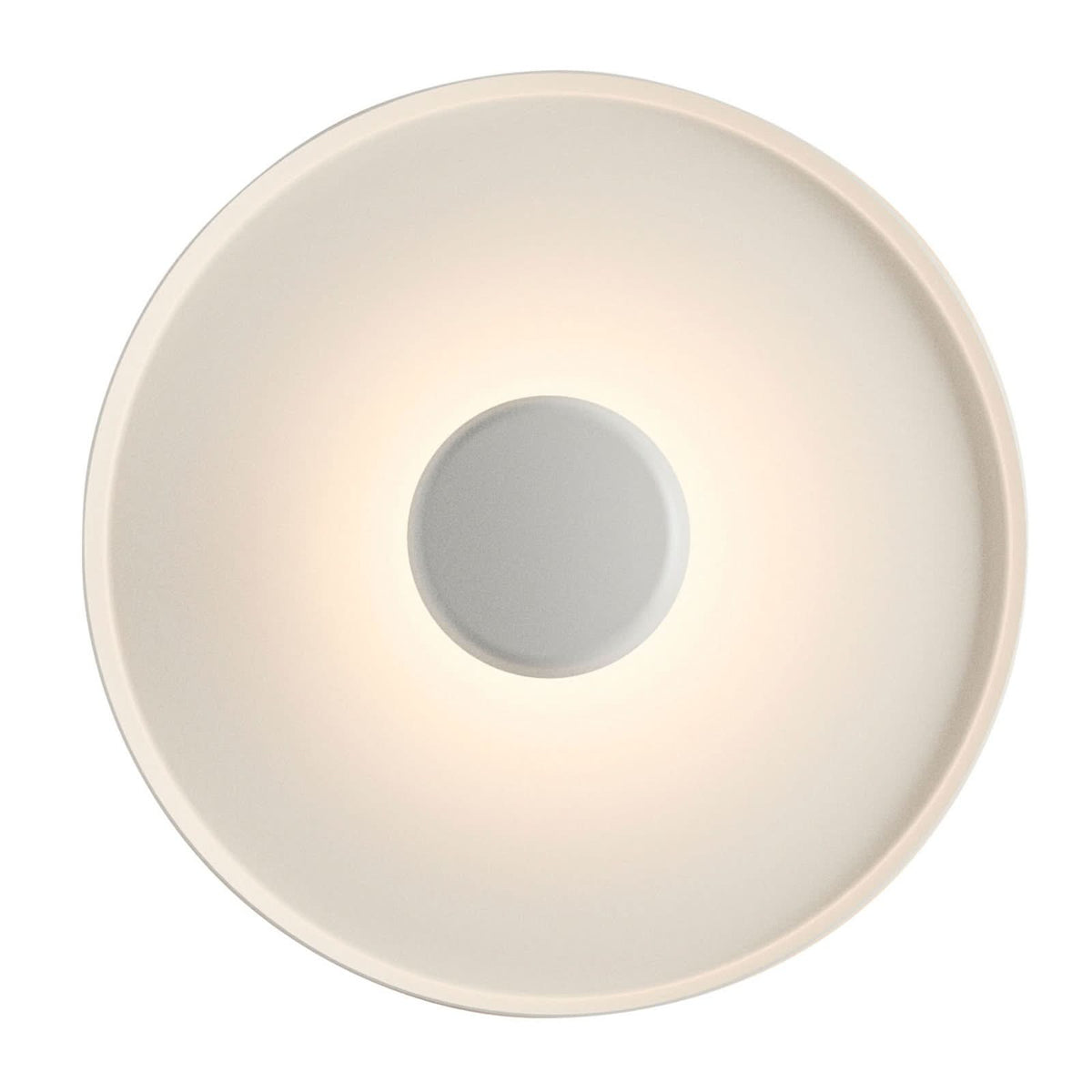 Applique murale LED Top en aluminium, blanc, Ø 60 cm