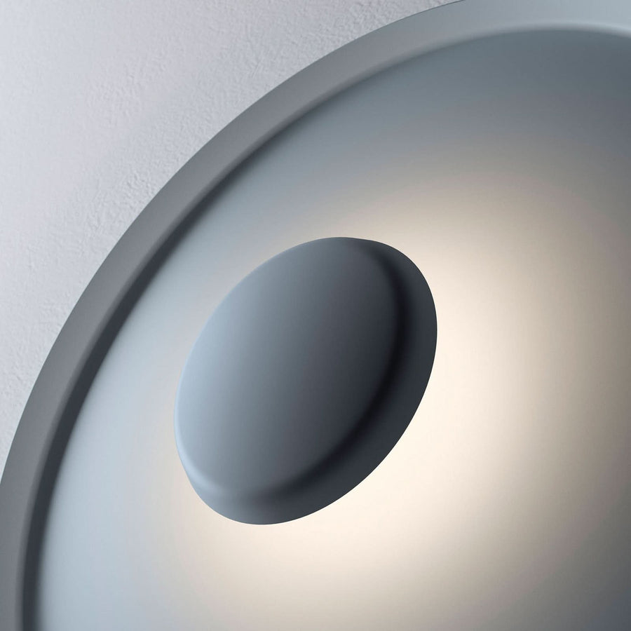 Applique murale LED Top en aluminium, bleu, Ø 60 cm