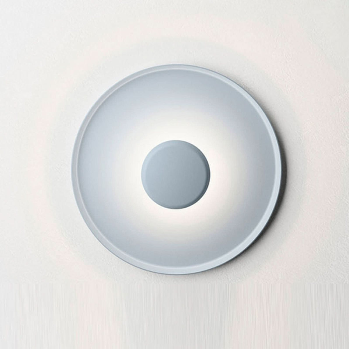Applique murale LED Top en aluminium, bleu, Ø 60 cm