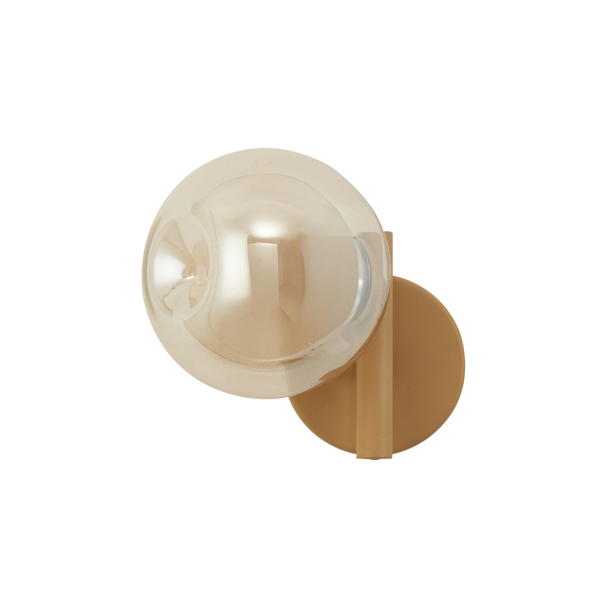 Applique murale LED Andromeda dorée