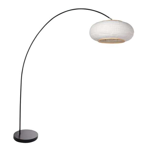 Solva black floor lamp