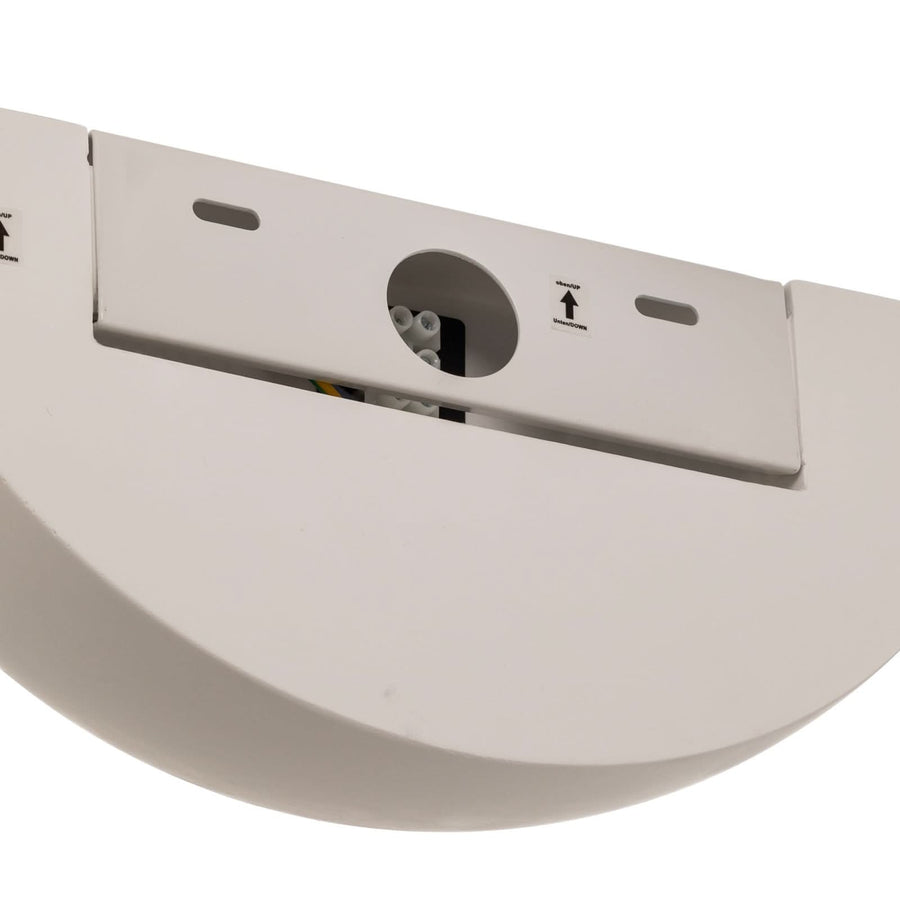 Applique murale Pascali en plâtre, blanc, hauteur 13 cm