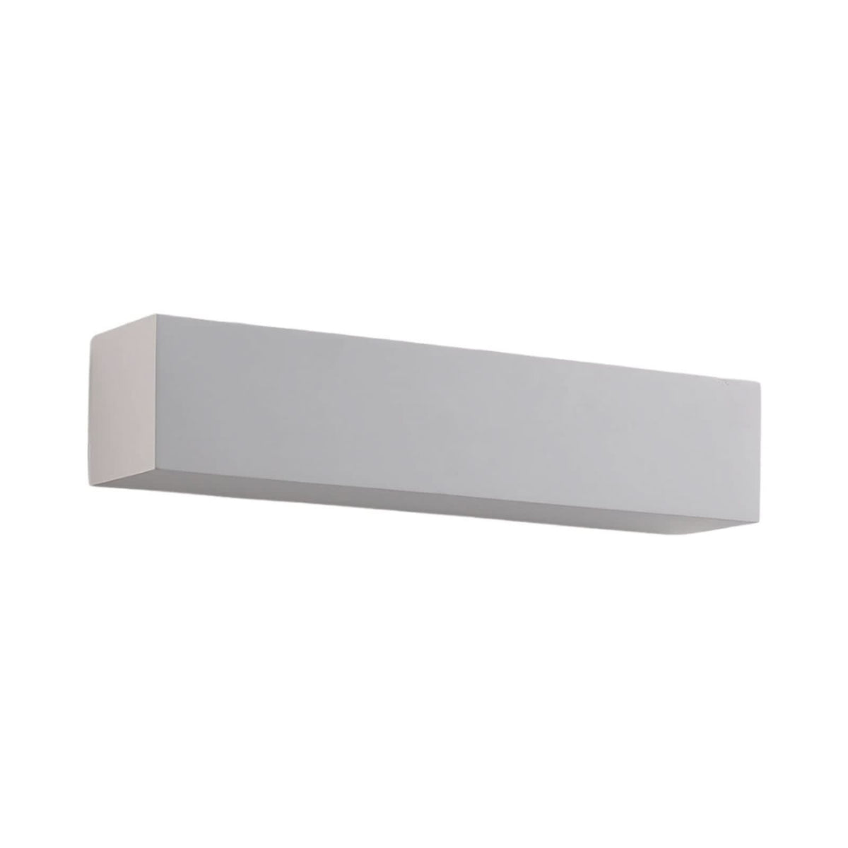Applique murale Santino en plâtre, blanc, 2 lumières, hauteur 7,5 cm