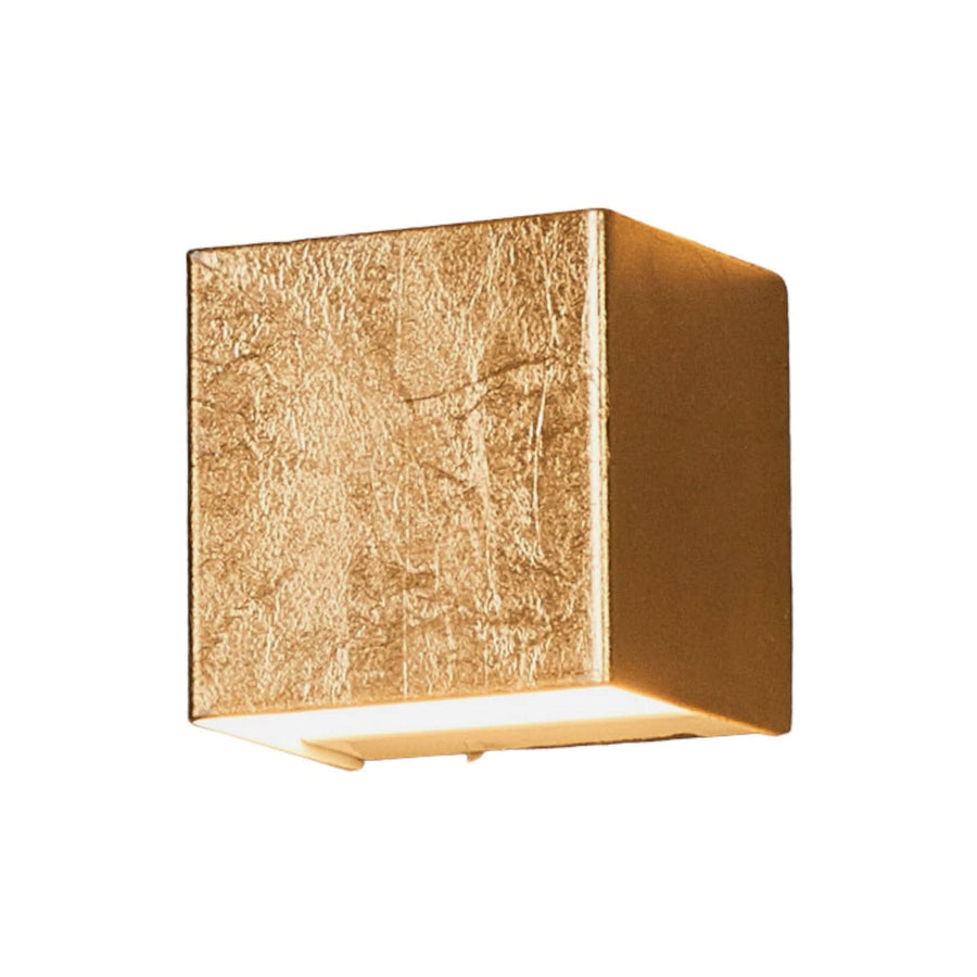 Applique murale LED Quentin en métal, doré, hauteur 9 cm, 3000 K, 5 W