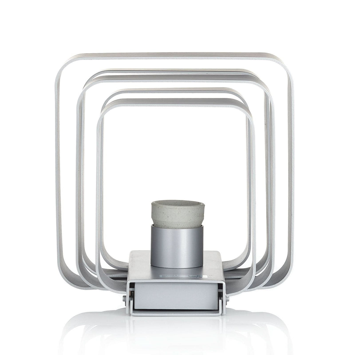 Applique murale J.j.w. 02 18 en aluminium, argenté, hauteur 15 cm