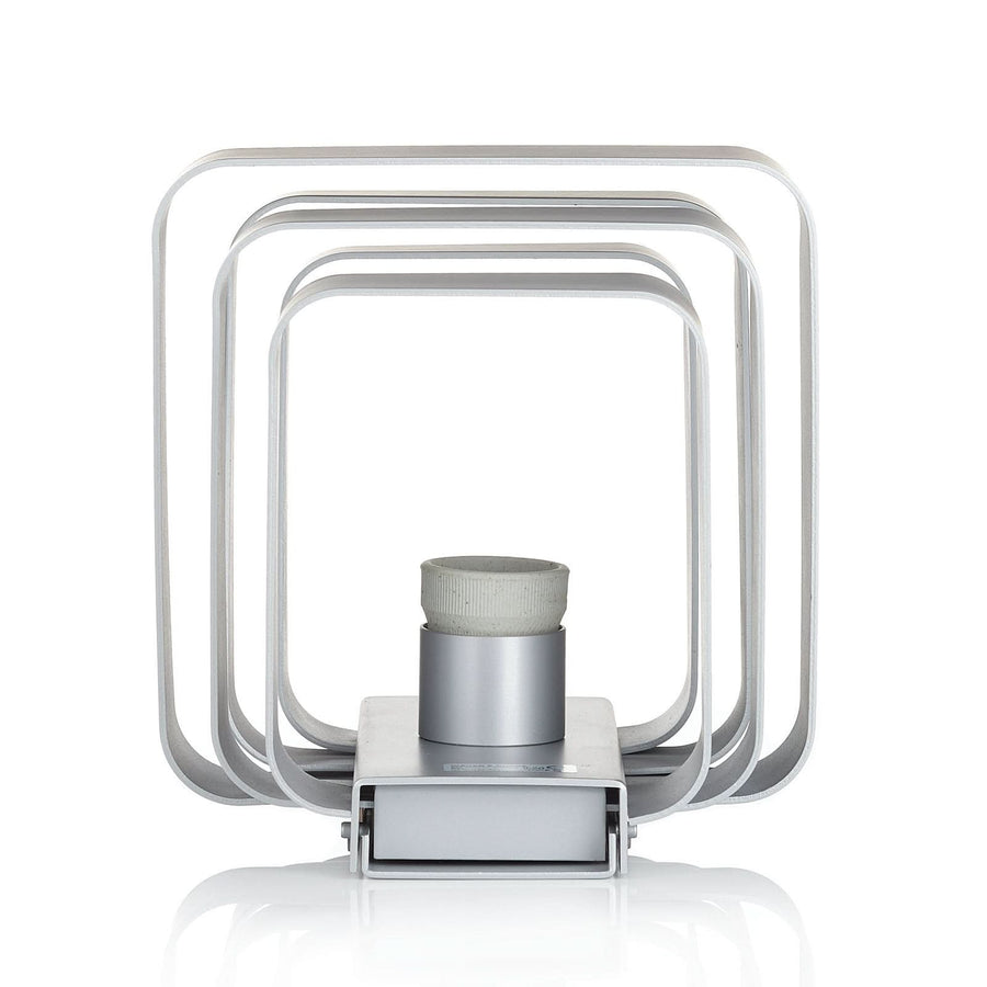 Applique murale J.j.w. 02 18 en aluminium, argenté, hauteur 15 cm