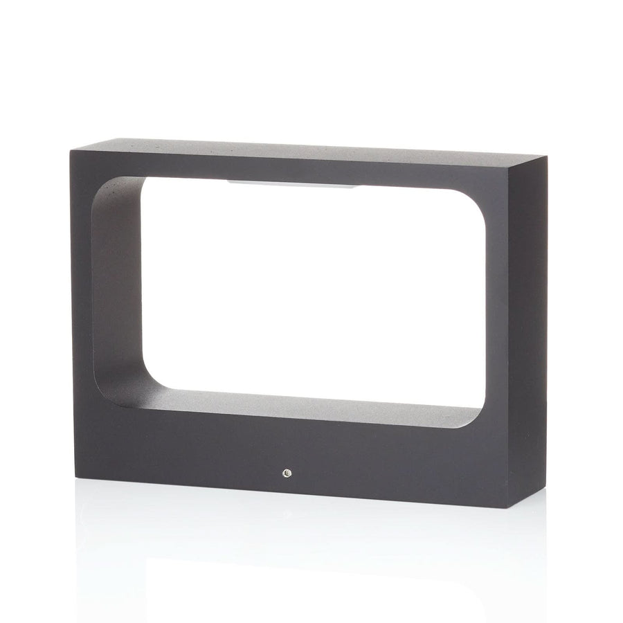 Applique murale LED Bento 1.3 en aluminium, noir, hauteur 4,6 cm