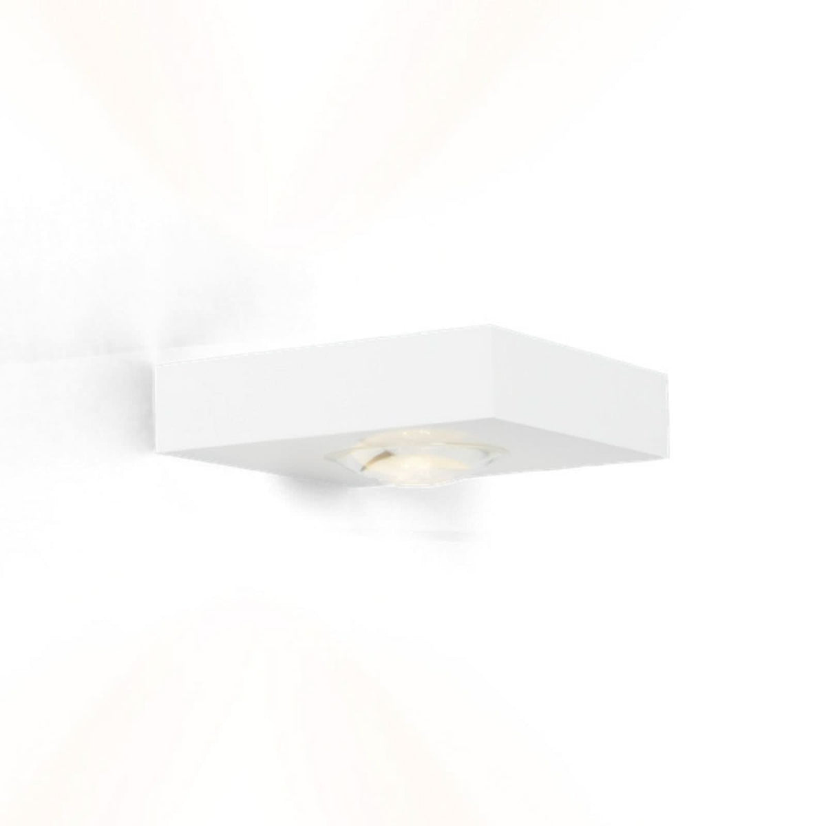 Applique murale LED Leens 2.0 en aluminium, blanc, hauteur 3 cm