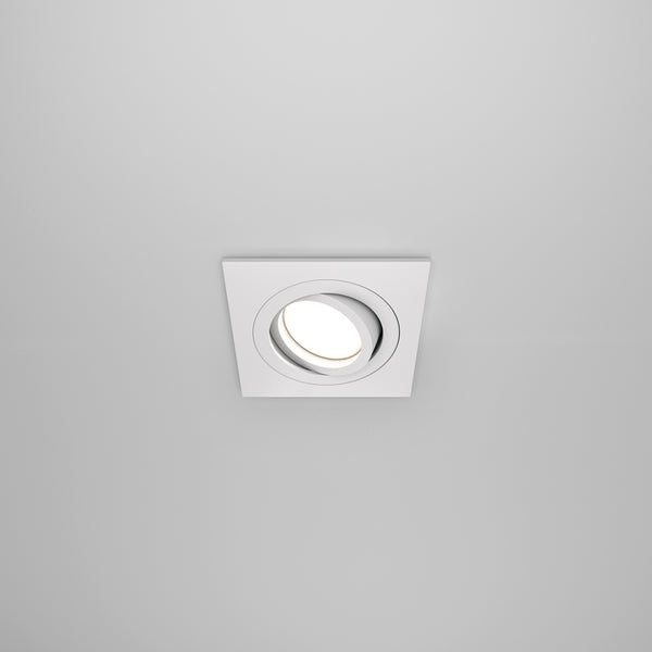 White adjustable recessed spotlight | Nivo