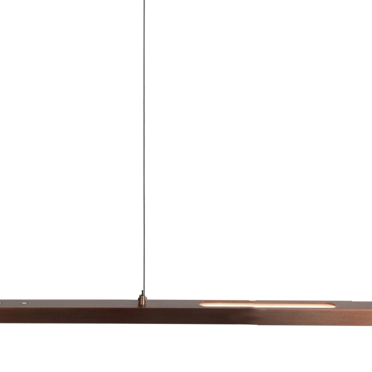 Suspension luminaire Bande bronze