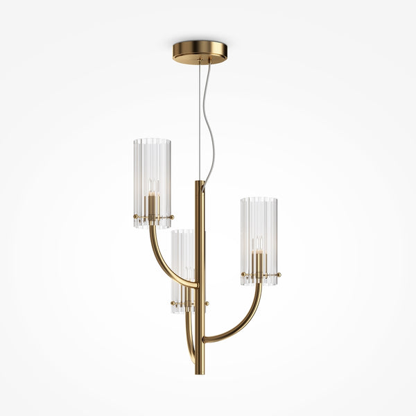 Arco gold pendant light