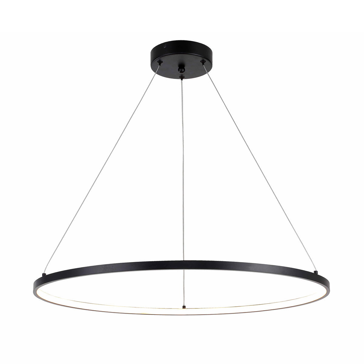 Suspension Horik noire, L 60 cm