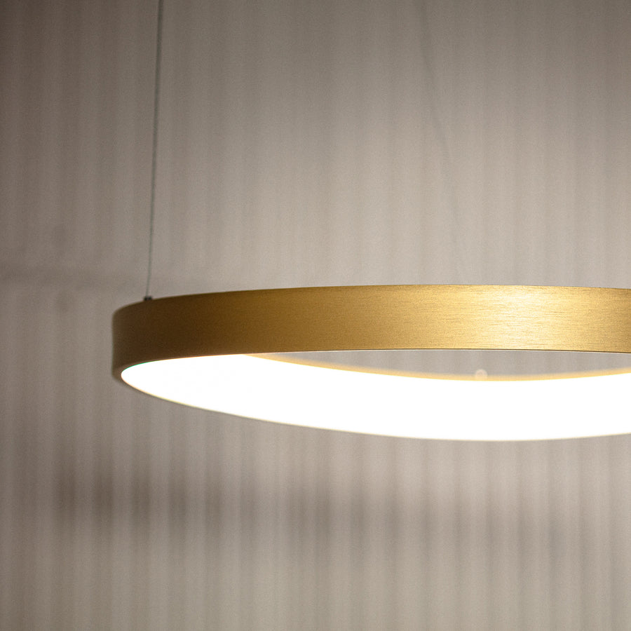 Suspension Liria dorée, L 42,5/ 61,5/ 81 cm