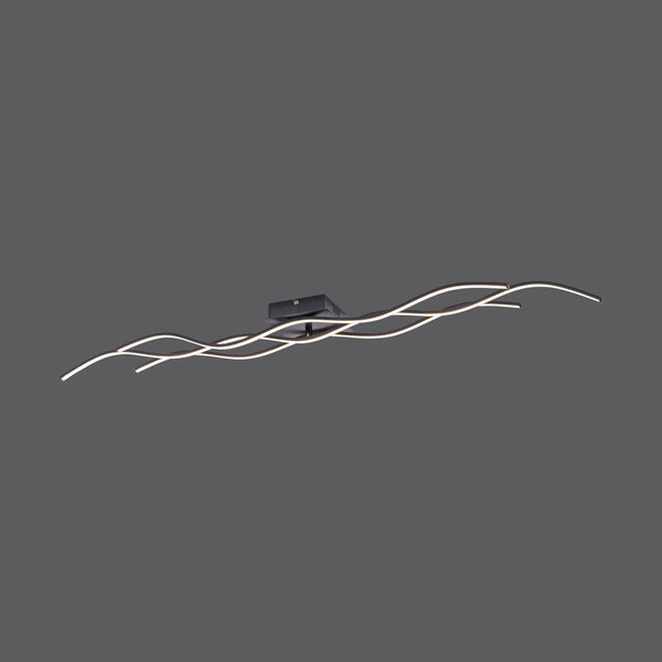Plafonnier LED | Wave Noir L 139,5 cm
