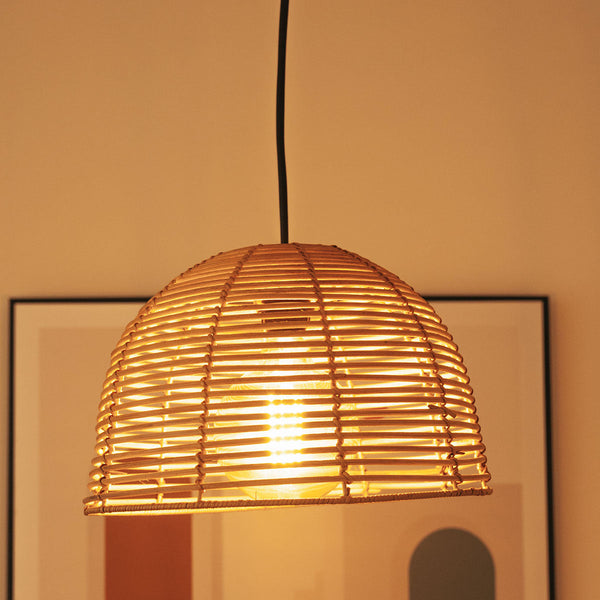 Bossa Hang natural fiber pendant light