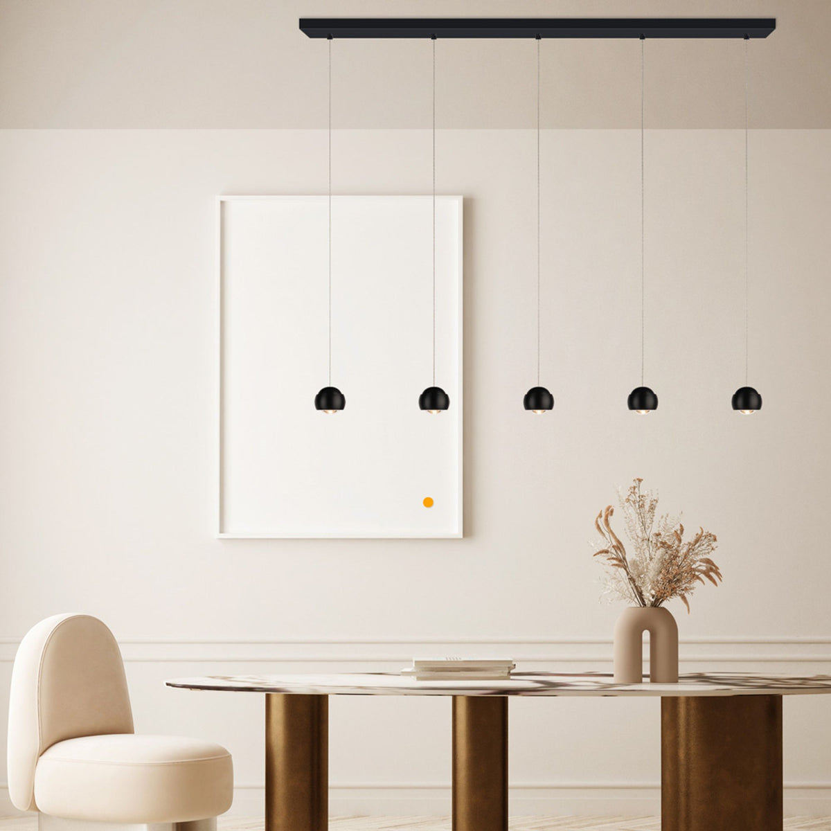 Suspension de table LED Beam, longueur 120 cm
