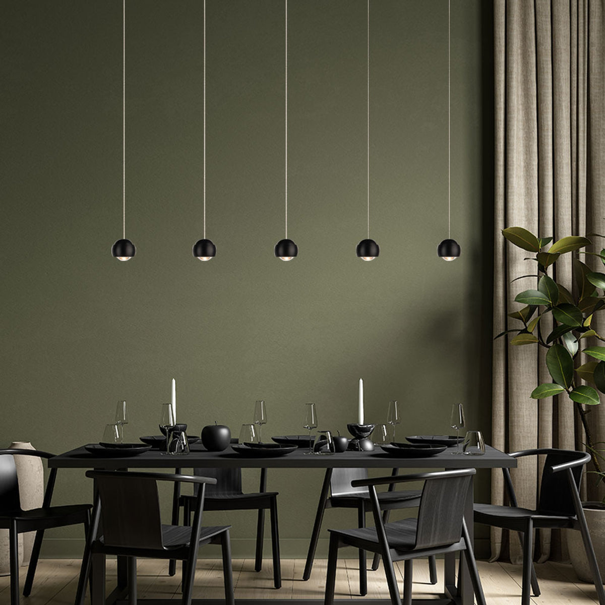 Suspension de table LED Beam, longueur 120 cm