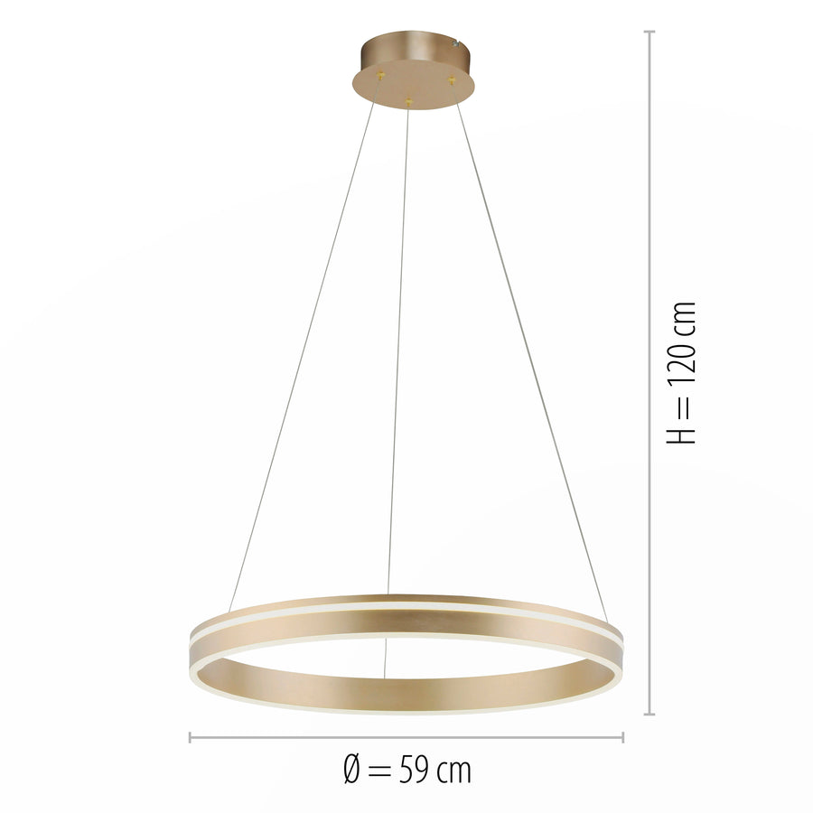 Suspension Q-Vito laiton mat