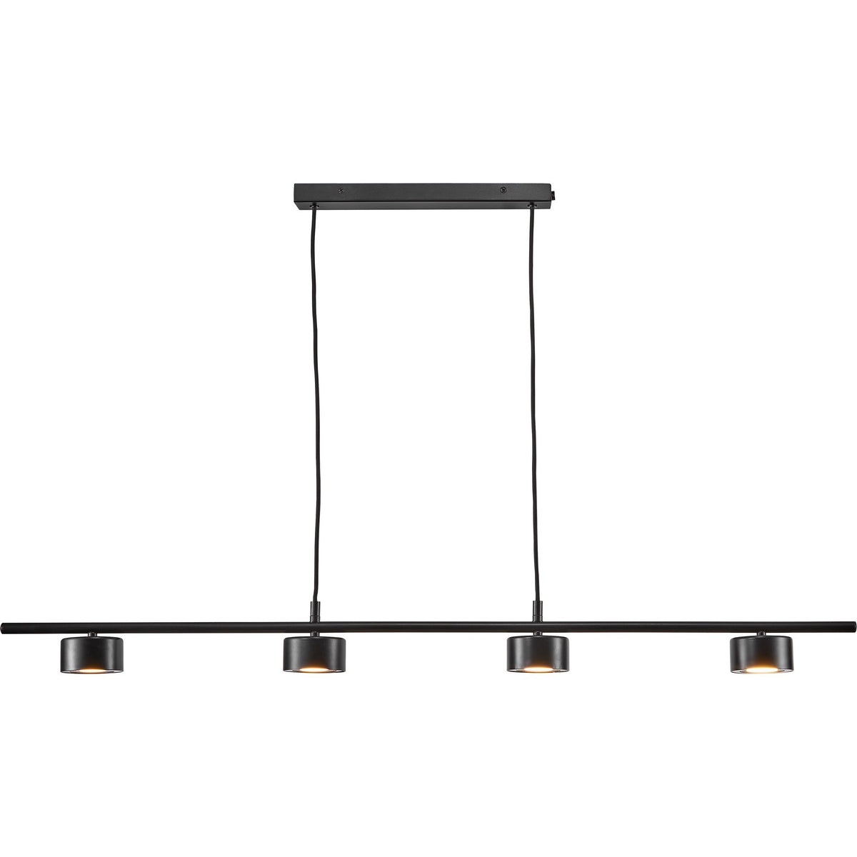Suspension LED Clyde 4-Rail noire