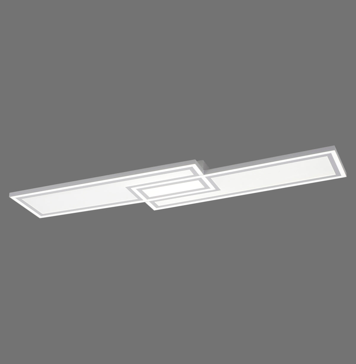 Plafonnier Edging blanc, L 28 cm