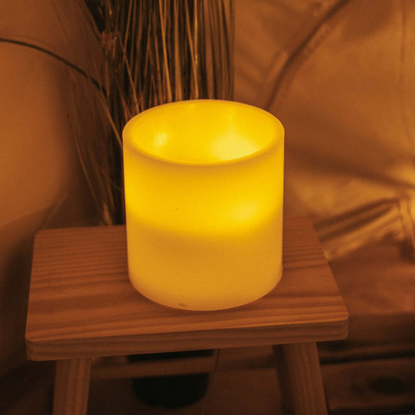 Dolo 3-Wick Natural Wax Candle Lamp