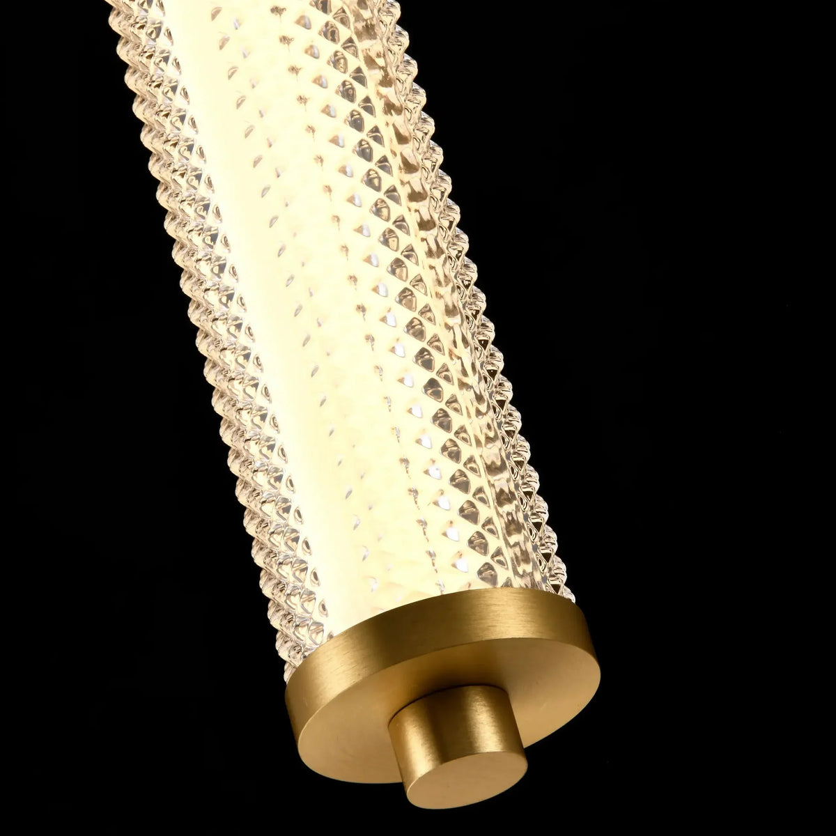 Suspension Tiffany verticale Diamant – Luminaire design LED dimmable élégant