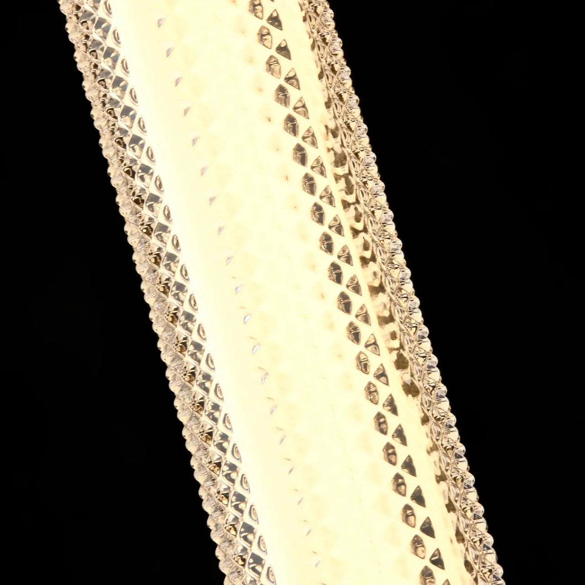 Suspension Tiffany verticale Diamant – Luminaire design LED dimmable élégant