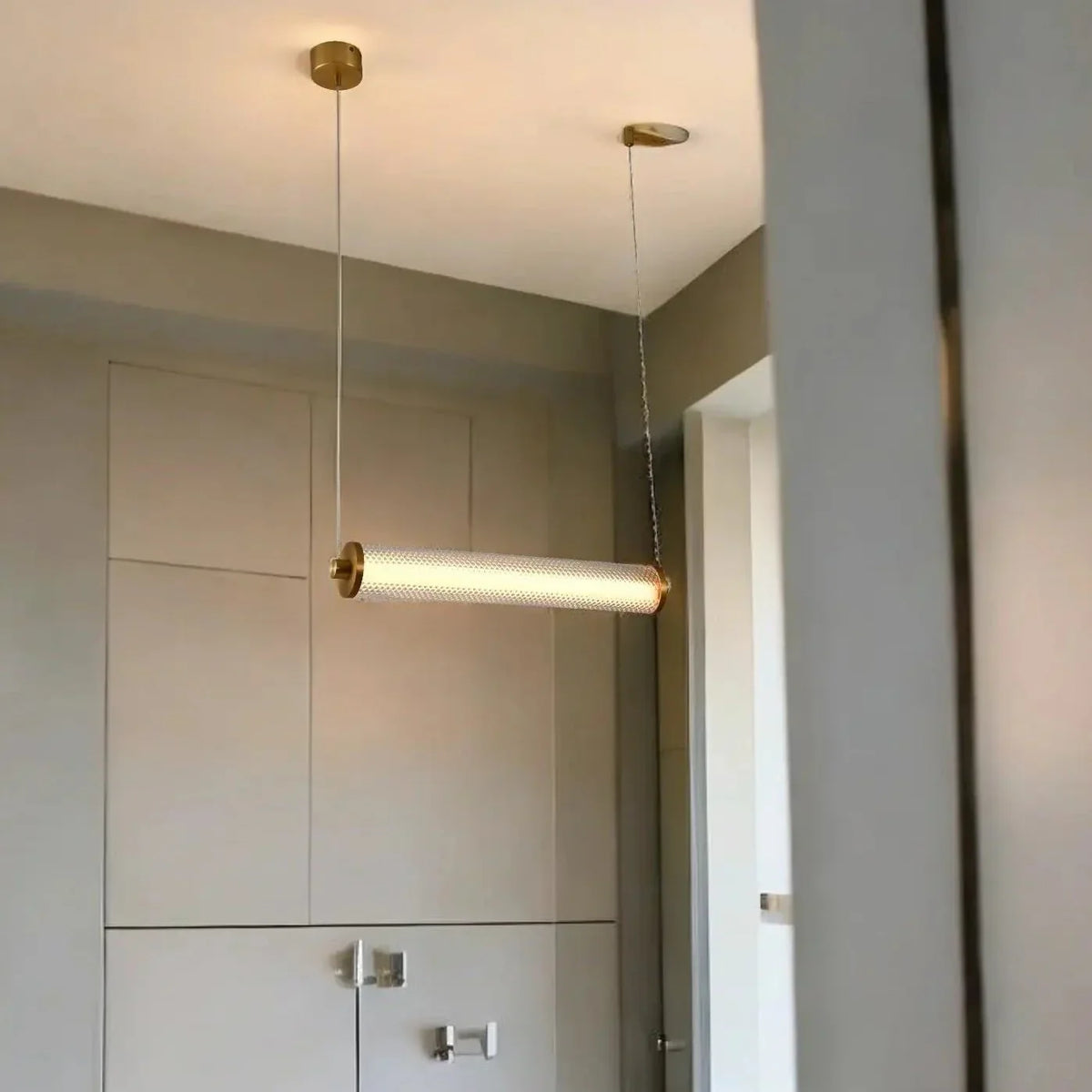Suspension horizontale Tiffany – Luminaire design LED dimmable élégant