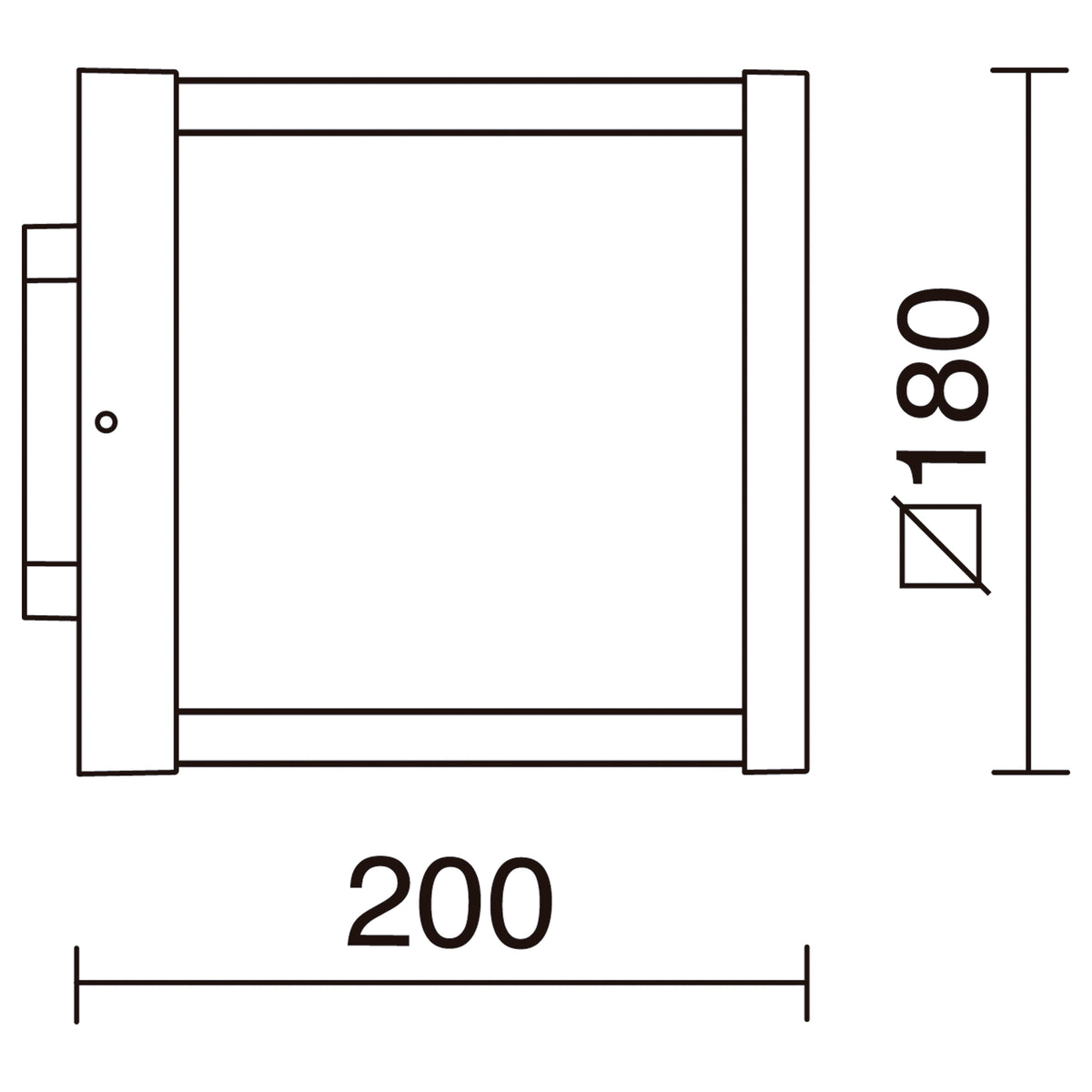 Applique extérieure Arlen IP54, anthracite