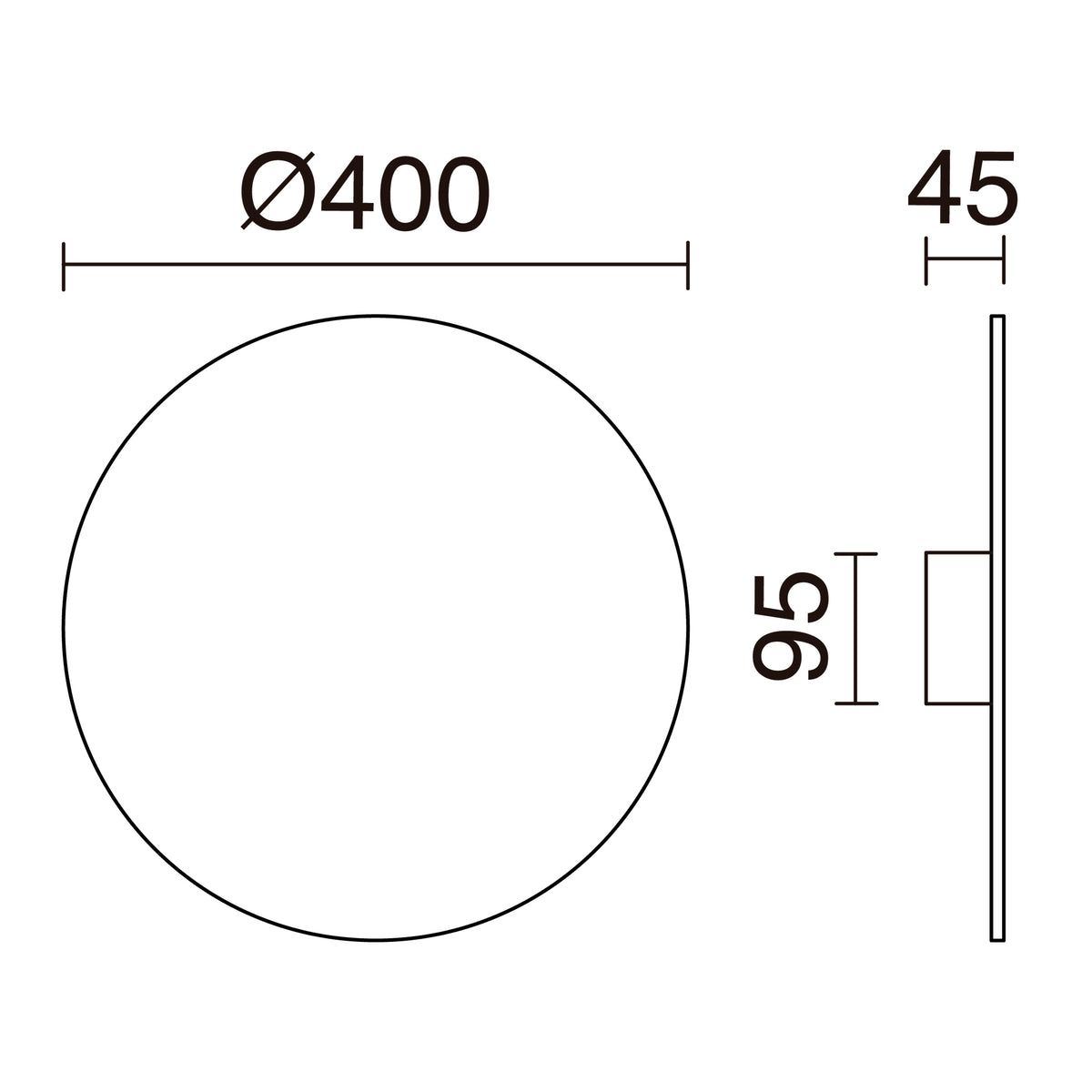 Applique murale Circular, version C