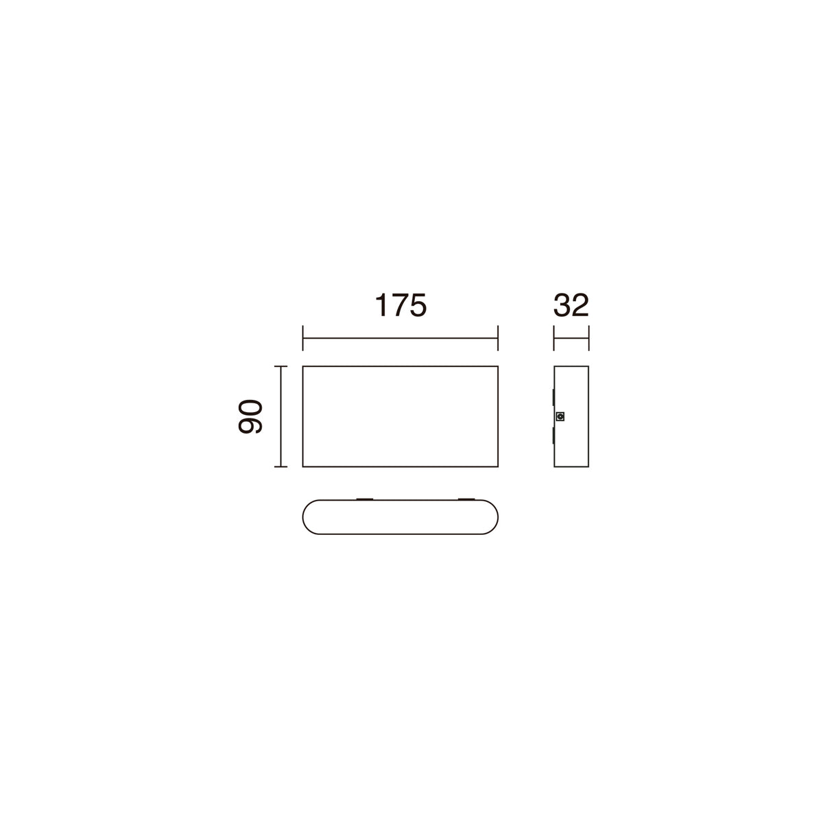 Applique extérieure Mura 2 lumières IP65, noir, 4 W