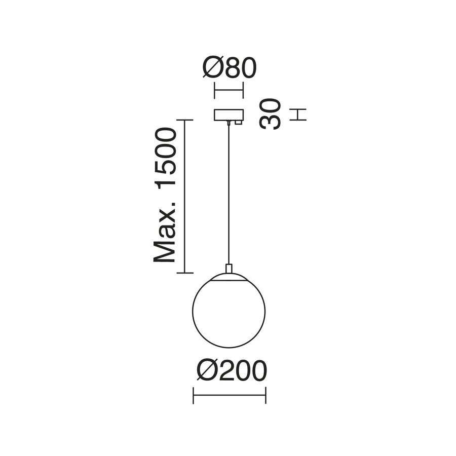 Suspension OXY, Ø 20 cm