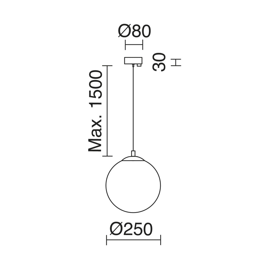 Suspension OXY, Ø 25 cm
