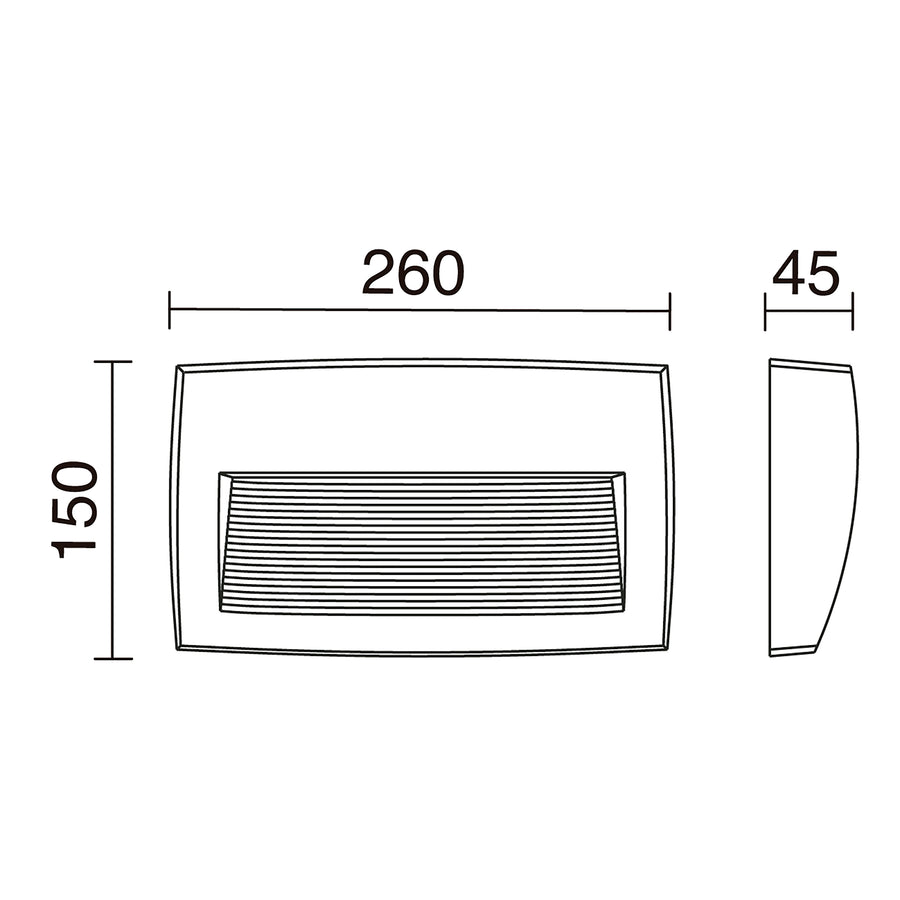 Applique extérieure Storm IP55, 10,50 W