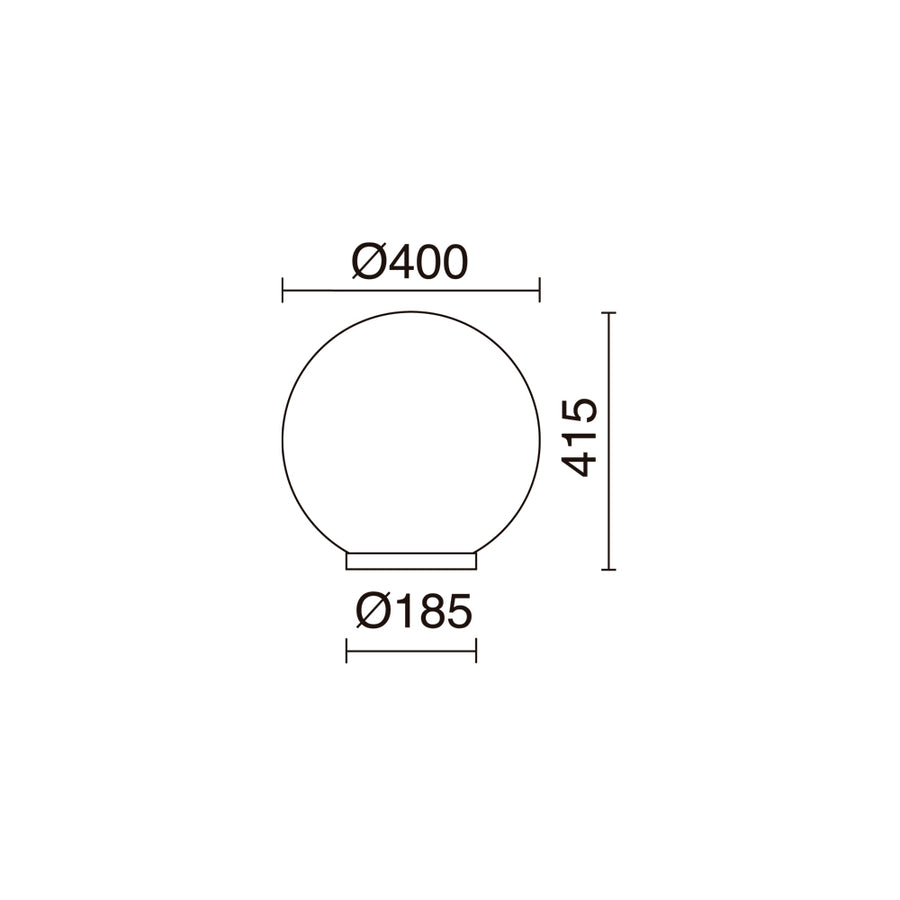 Borne extérieure VIC IP43, noir, H 41,5 cm