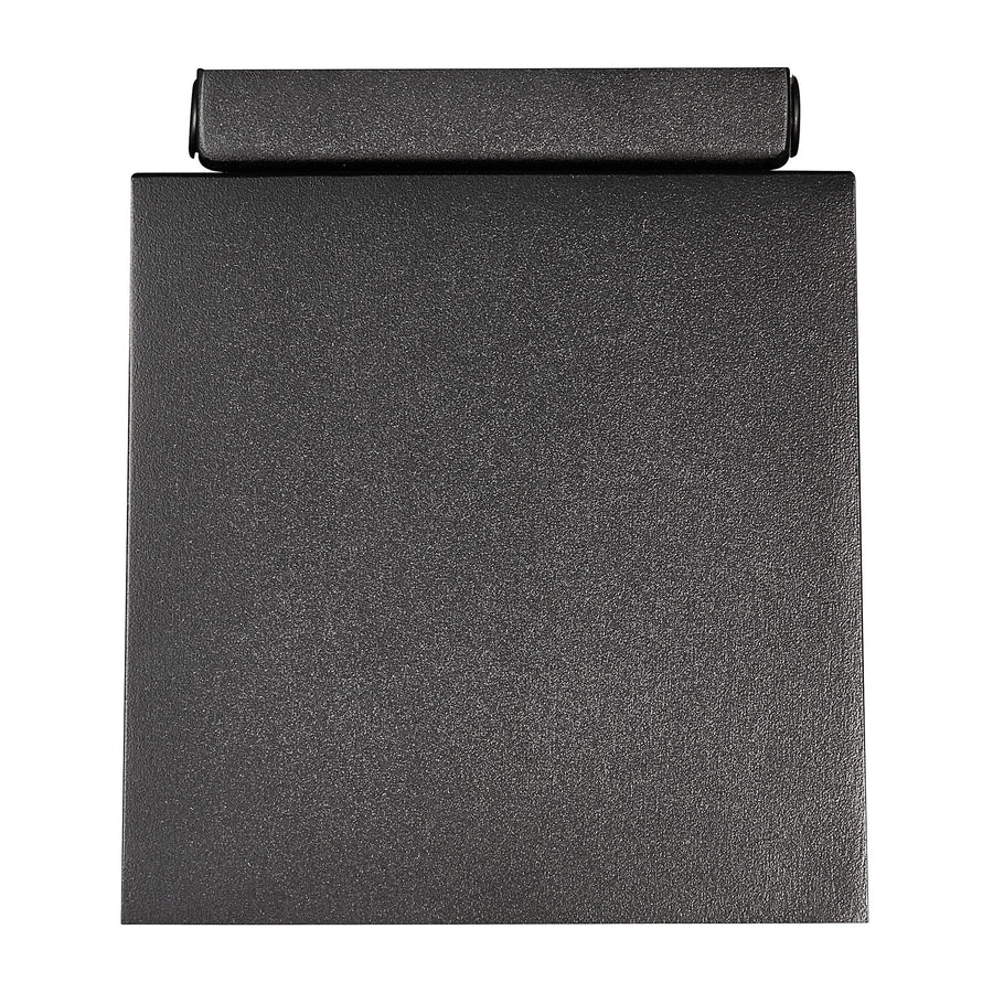 Vue arrière du spot montrant la platine de fixation noire et le support.