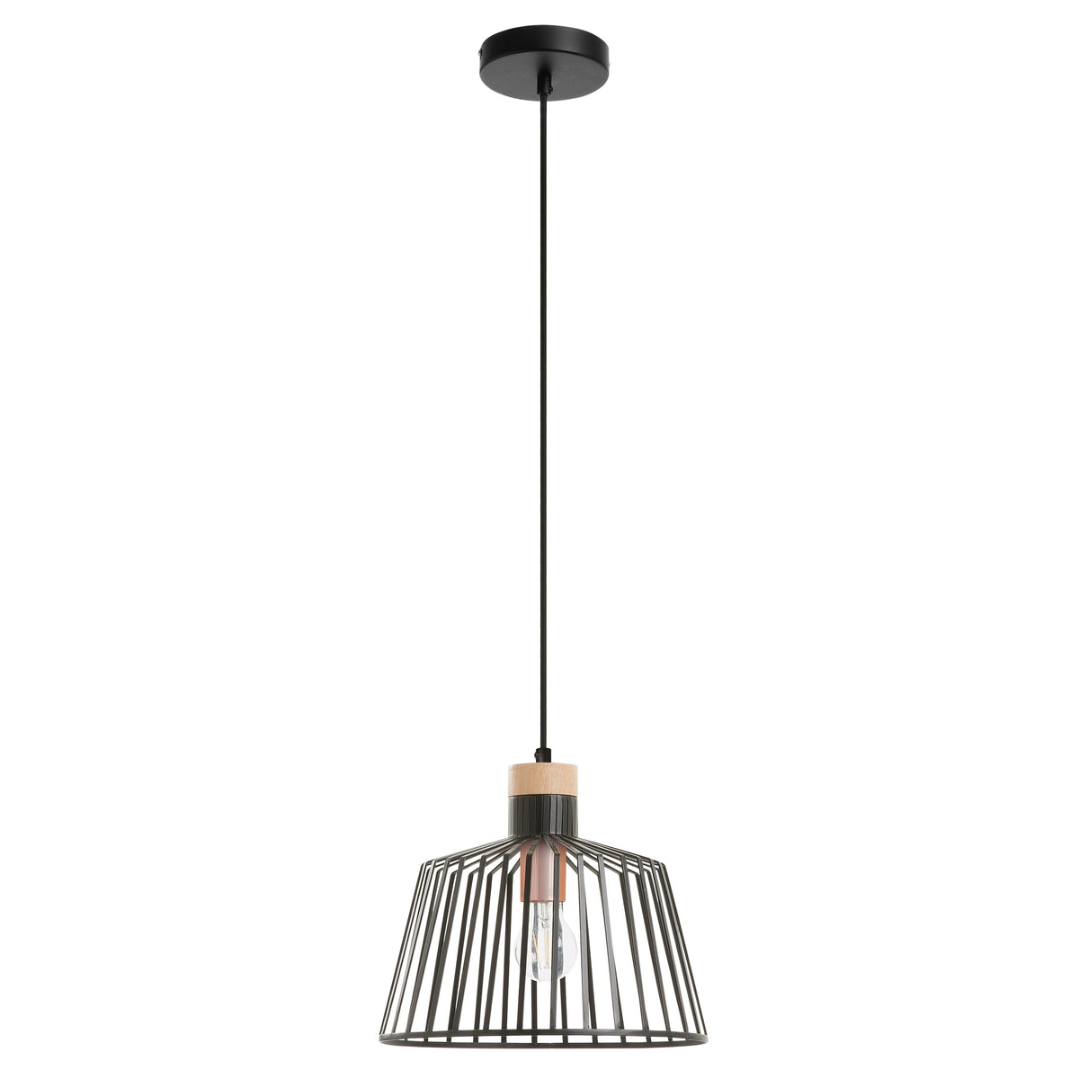Suspension Baguet grand modèle, noir