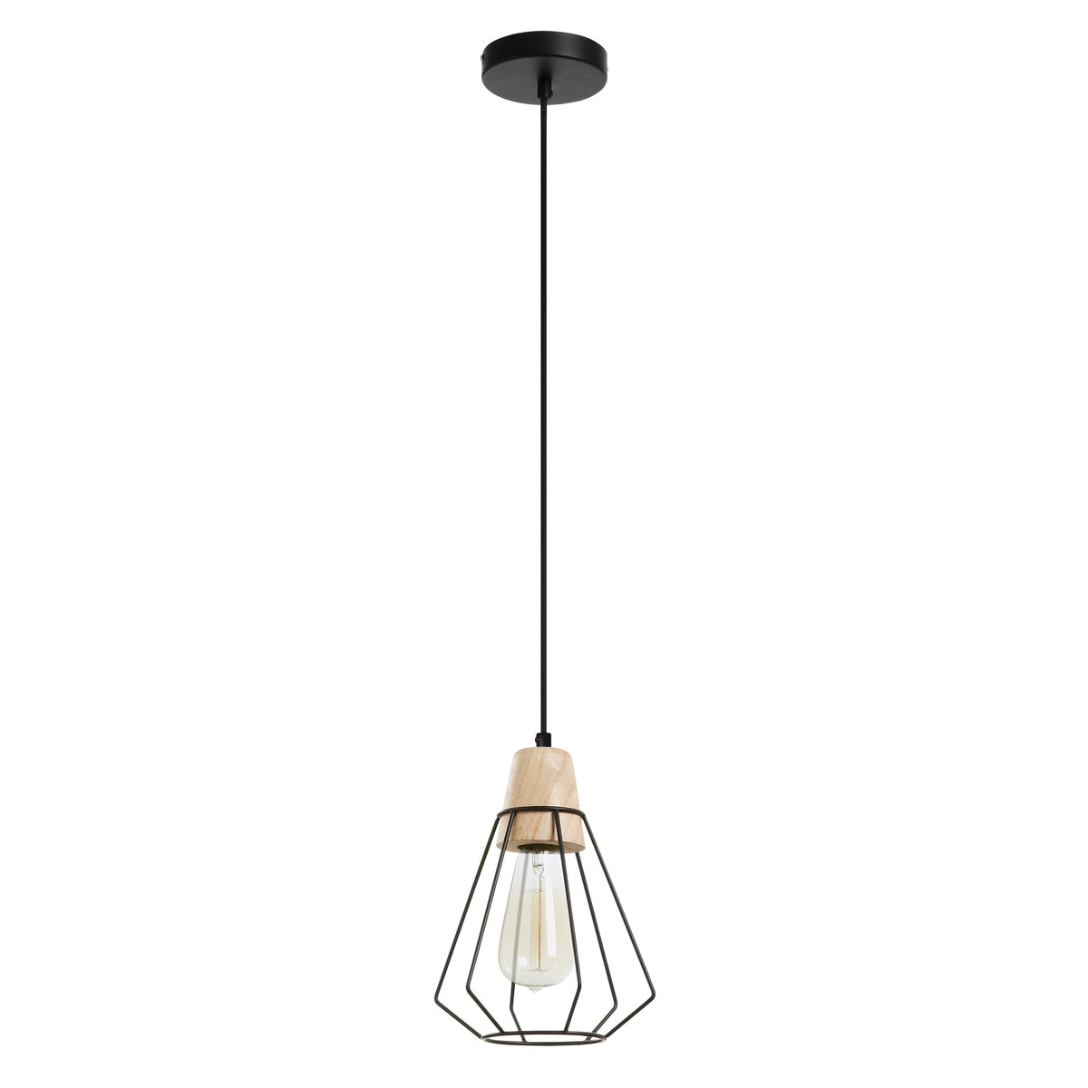 Suspension Elga, noir