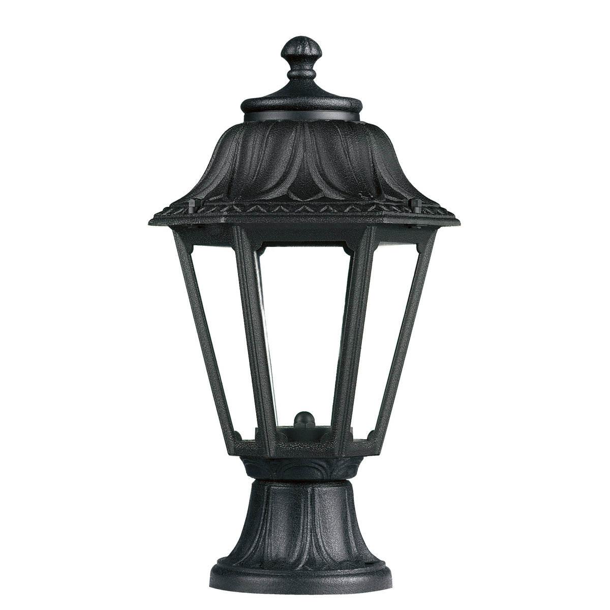 Borne extérieure Indura Mini 6 mini IP55, noir, H 39 cm