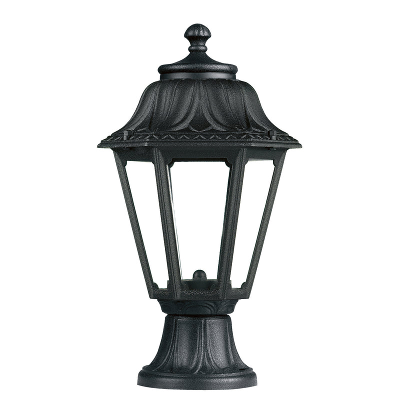 Borne extérieure Indura Mini 6 mini IP55, noir, H 39 cm