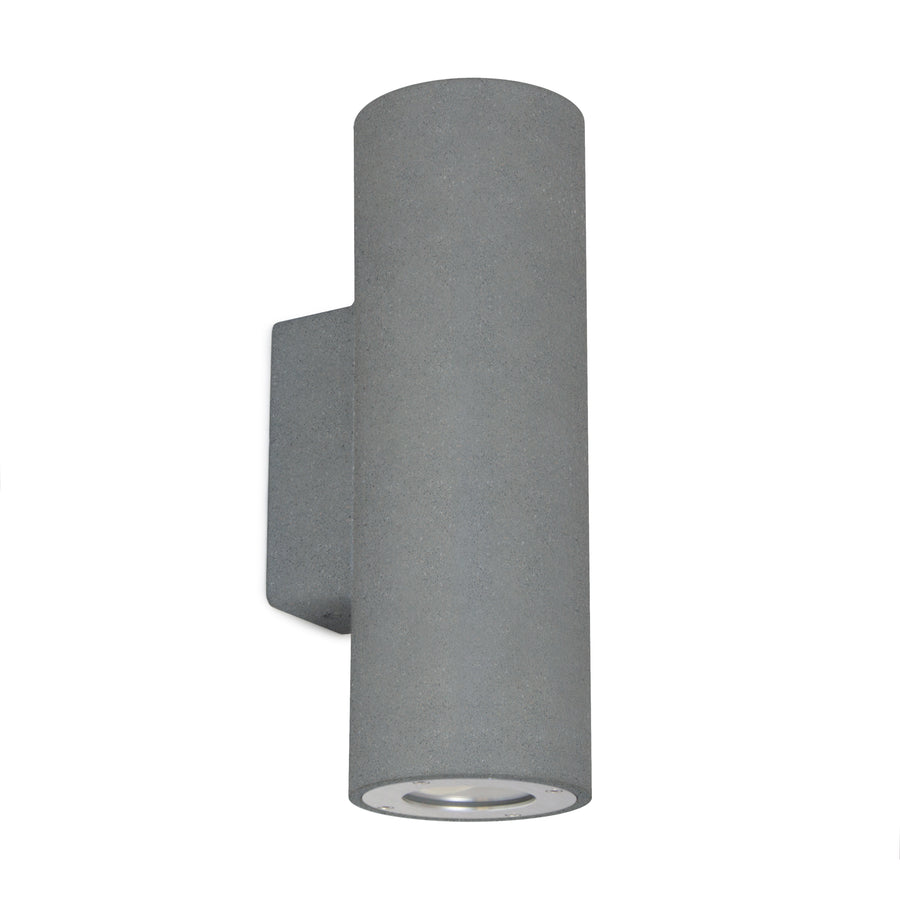 Applique extérieure Stone 2 lumières up-down IP65, Ø 8,5 cm